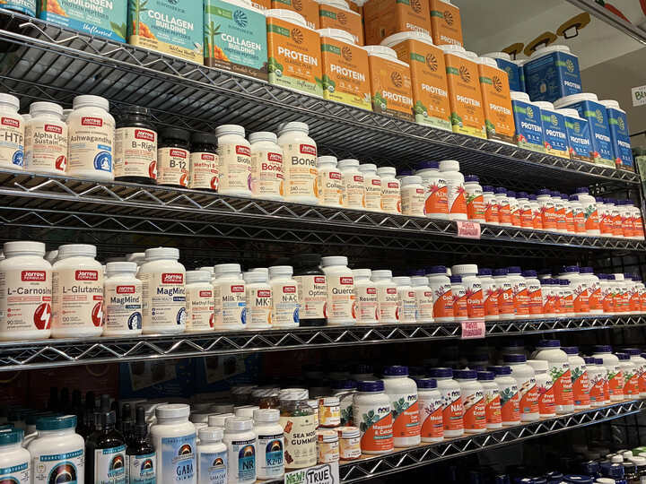 A great selection of nutritional supplements, vitamins etc
