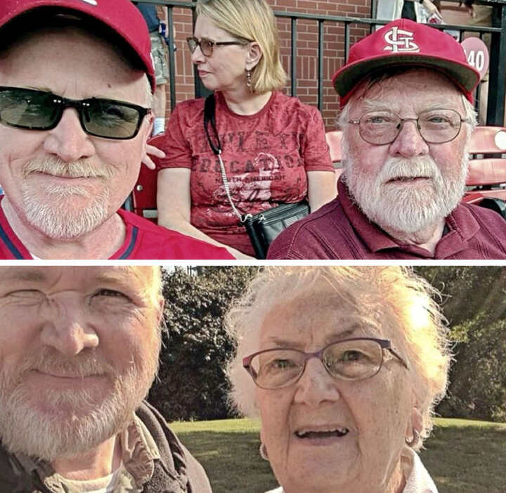 Jim with Dad and Mom.